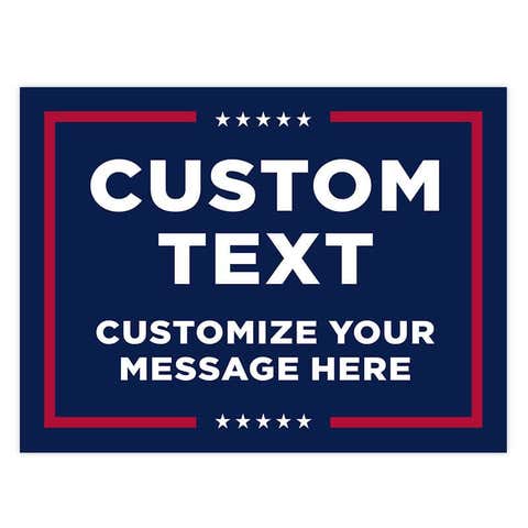 Custom Trump Yard Sign