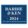 Barbie and Ken Funny Political Yard Sign