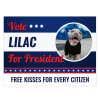 Custom Circle Photo Funny Political Yard Sign