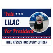 Custom Circle Photo Funny Political Yard Sign