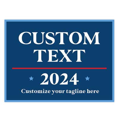 Custom Political Opinion Yard Sign