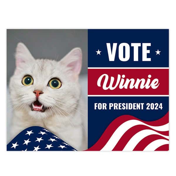 Custom Photo Funny Political Yard Sign