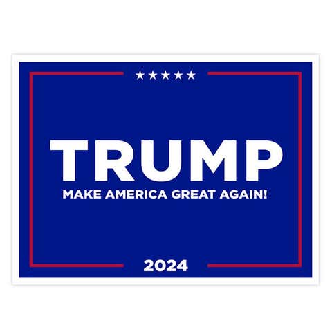 Trump MAGA Yard Sign