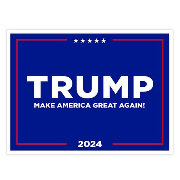 Trump MAGA Yard Sign