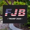 FJB | Trump Yard Sign Next to Pavement