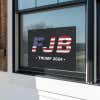 FJB | Trump Yard Sign in a Window