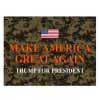 Camo MAGA Trump Yard Sign