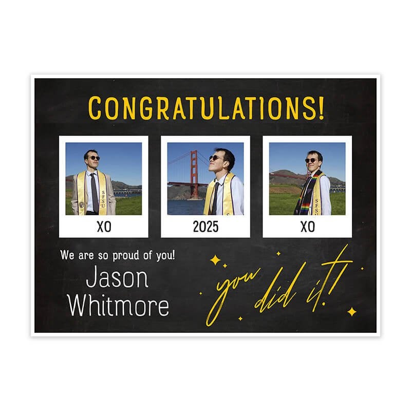You Did It | Graduation Yard Sign