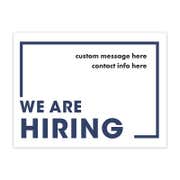 We Are Hiring Custom Sign