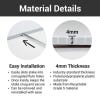 The corrugated plastic is thick and easy to install a stake