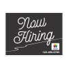 Now Hiring Sign | Script Design and Logo