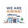 We Are Hiring Sign | Modern Building Design