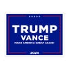 Trump Vance Blue Yard Sign