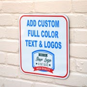Custom Aluminum Sign - Full Color - Square
