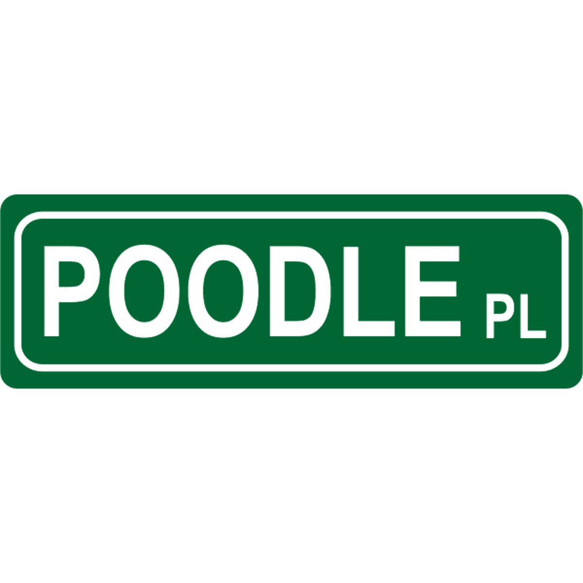 Place Street Sign