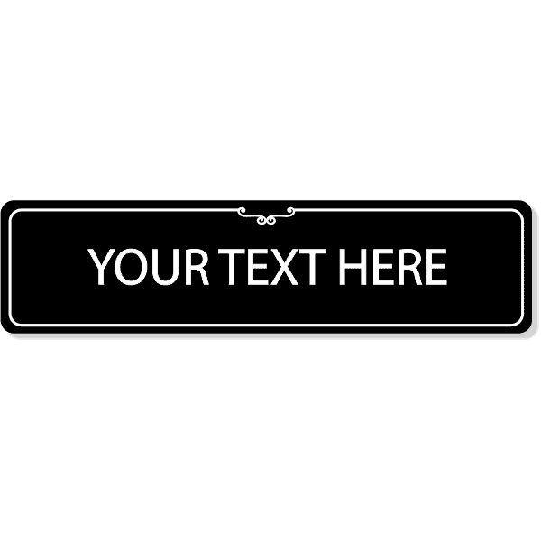 Custom Decorative Room Sign