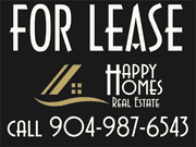 Custom For Lease Sign with Company Logo