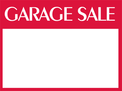 Garage Sale Sign