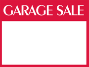 Custom Garage Sale Sign  