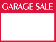 Custom Garage Sale Sign