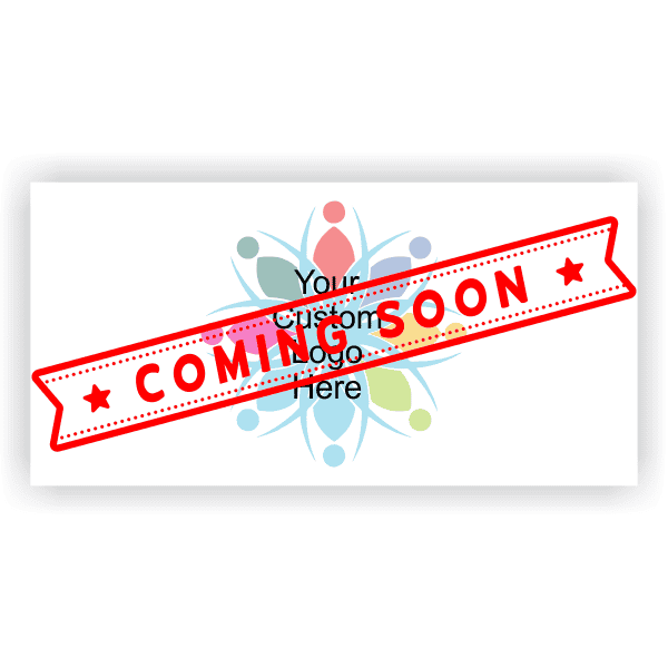 Custom Logo 3' x 6' Coming Soon Banner