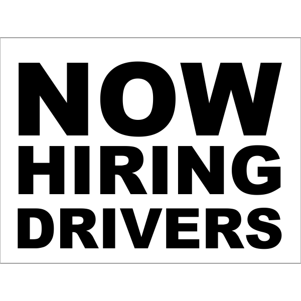 Custom Now Hiring Sign
