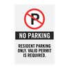 Just the insert of the no parking sign that fits into an A-frame