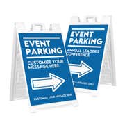 Event Parking A-Frame Sign with Custom Text