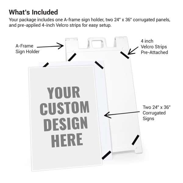 Branded Open House A-Frame Sign - Customizable