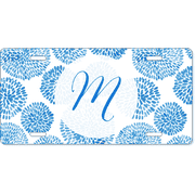Watercolor Custom Monogram License Plate