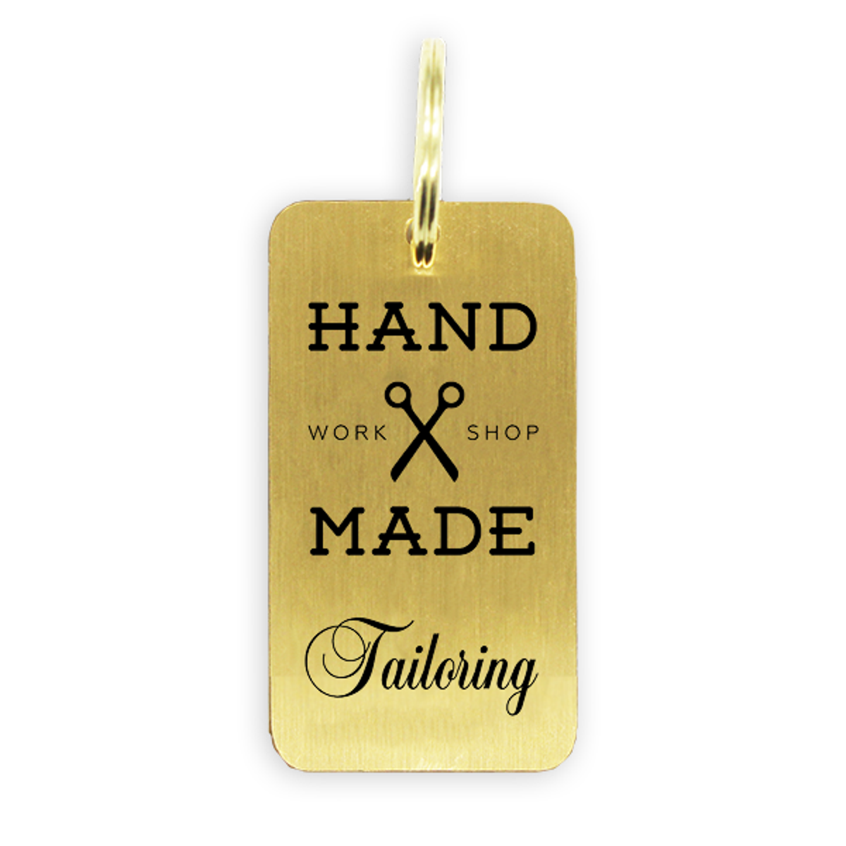 Customizable Brass Key Chain