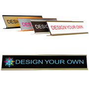 Custom Name Plate for Desk - Full Color 2" x 12" 