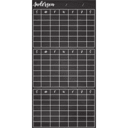 Customized 3-Month Calendar Chalkboard