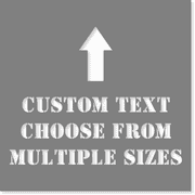 Custom Stencil with Up Arrow - 8" x 8"