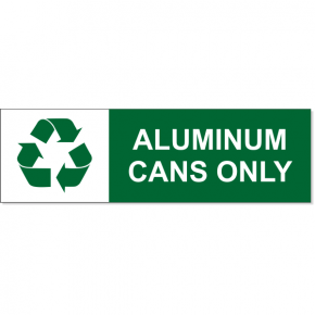 Aluminum Can Recycle Decal | 3