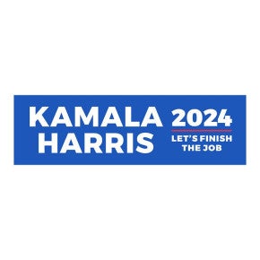 Let's Finish the Job | Harris Bumper Sticker