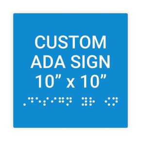 ADA Sign Square 10