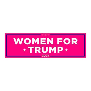 Women for Trump Bumper Sticker
