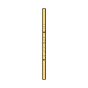 Vertical Engraved Heavy Brass Signs 22