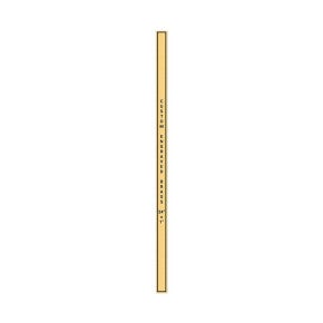 Vertical Engraved Heavy Brass Signs 24