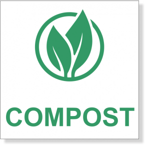 Green Compost Decal | 3