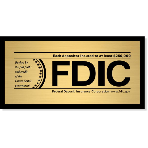 FDIC Sign for Banks & Finance
