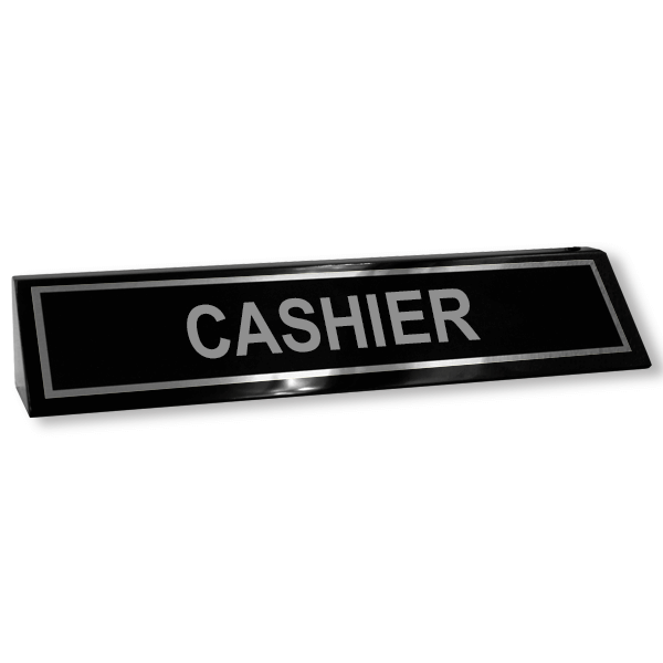 Cashier Wood Desk Block - alternate view