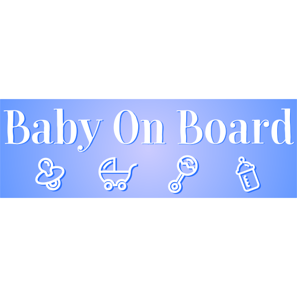Baby Boy Bumper Sticker