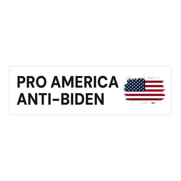 Anti-Biden Political Bumper Sticker