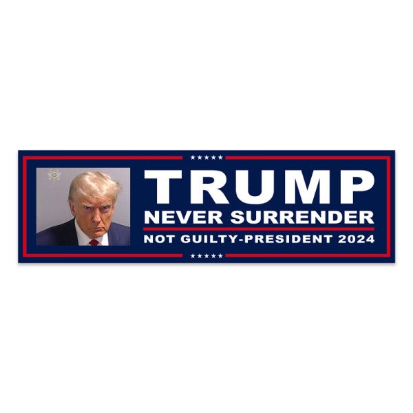 Pro-Trump Mug Shot Bumper Sticker