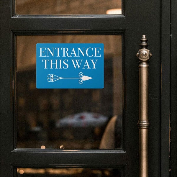 Plastic Engraved 4" x 6" Horizontal Sign - alternate view