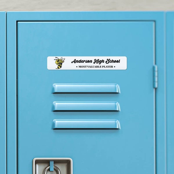 Color 1" x 6" Horizontal Sign - alternate view