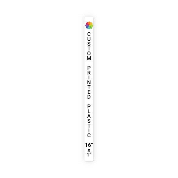 Color Sign Vertical 16 in x 1 in