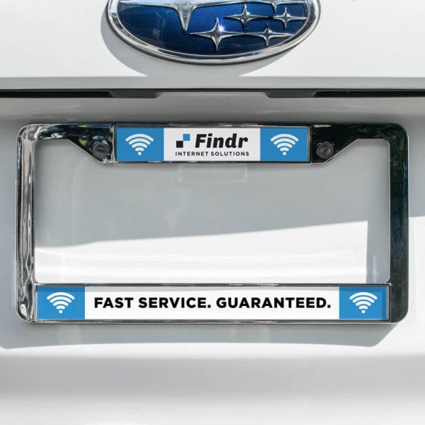 Design Your Own License Plate Frame